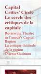 Mobile Screenshot of capitalcriticscircle.com